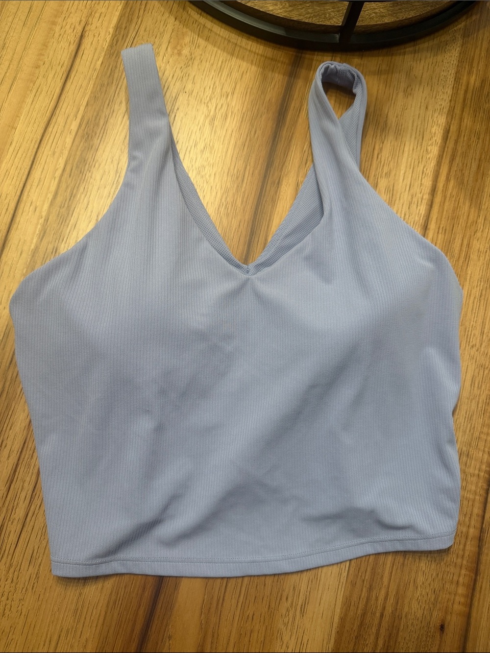 all in motion Light Blue Ribbed V-Neck Bralette